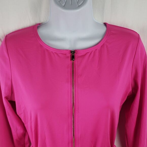 Michael Kors Women's 12 Hot Pink One Piece Swimwear - Picture 2 of 12